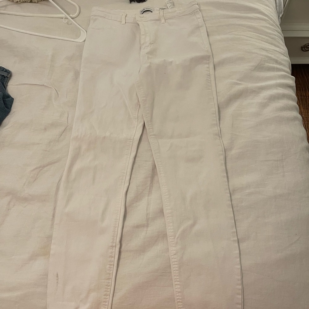 Zara white denim